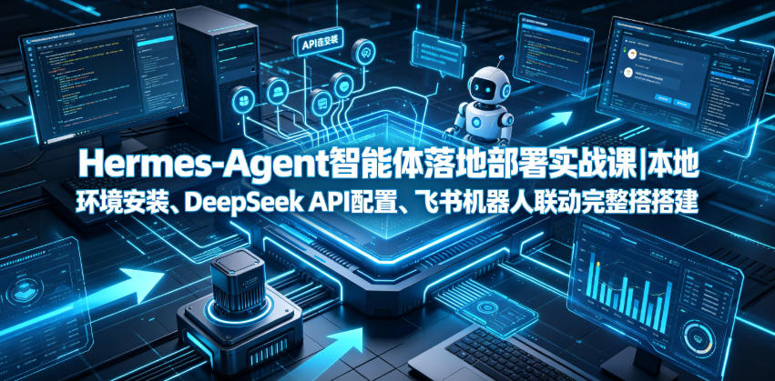 Hermes-Agent智能体落地部署实战课｜本地环境安装、DeepSeek API配置、飞书机器人联动完整搭建教程-小二项目网