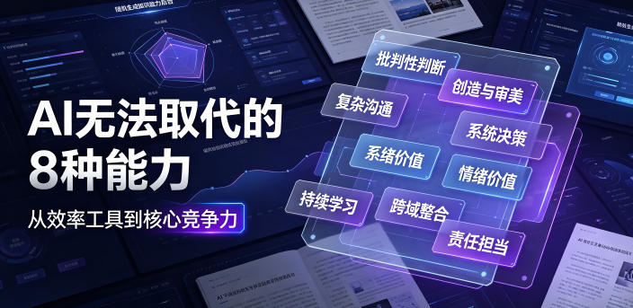 付费文章：AI无法取代的8种能力-小二项目网