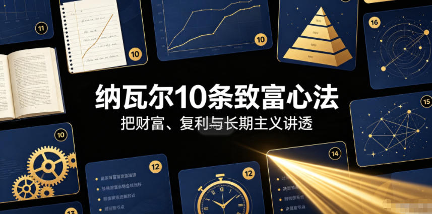 付费文章：纳瓦尔10条致富心法-小二项目网