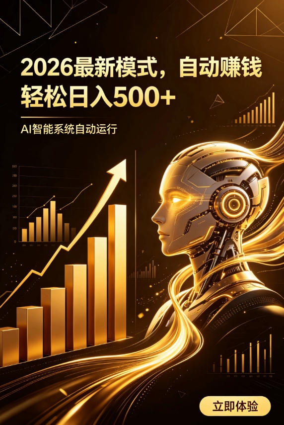 AI智能广告，自动賺钱新模式，轻松日入500+，主业副业都可做，适合任何人群【揭秘】-小二项目网