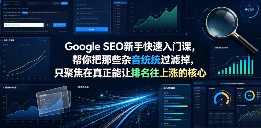 Google SEO新手快速入门课，帮你把那些杂音统统过滤掉，只聚焦在真正能让排名往上涨的核心动作【原创双语字幕】-小二项目网
