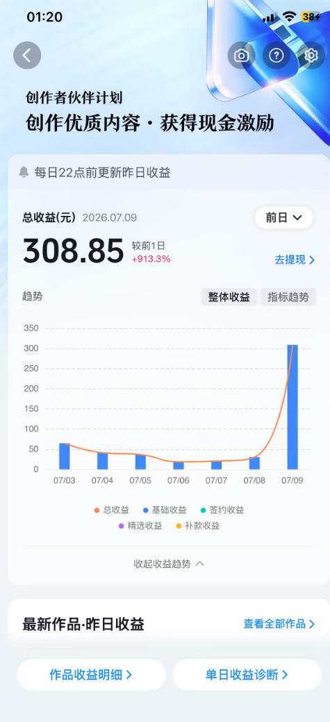 图片[3]-抖音某大佬的AI育儿真人短剧项目，吃伙伴计划+分成计划+光合计划+商单收徒等，单条收益几张-小二项目网