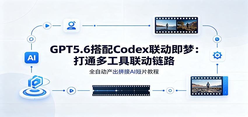 GPT5.6搭配Codex联动即梦：打通多工具联动链路，全自动产出拼接AI短片教程-小二项目网