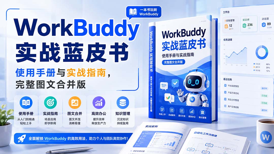 （20106期）WorkBuddy实战蓝皮书，使用手册与实战指南，完整图文合并版-小二项目网