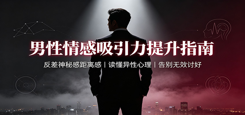 男性情感吸引力提升指南：反差神秘感距离感，读懂异性心理，告别无效讨好-小二项目网