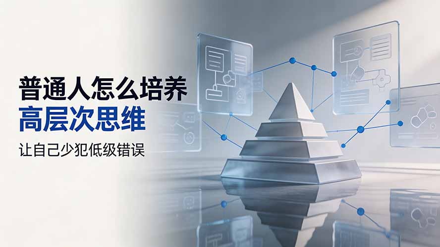（19637期）付费文章：普通人怎么培养高层次思维，让自己少犯低级错误-小二项目网