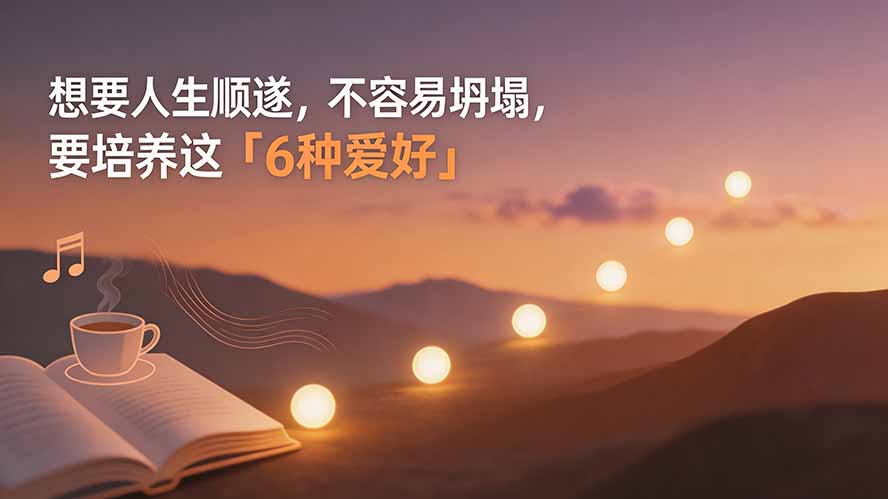 （19638期）付费文章：想要人生顺遂，不容易坍塌，要培养这6种爱好-小二项目网