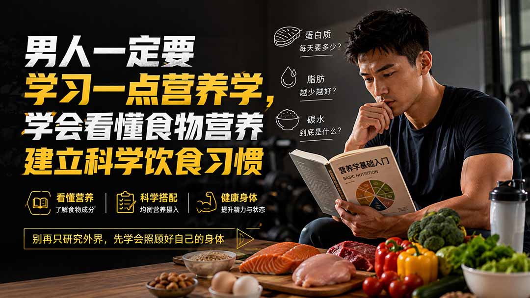 （20055期）付费文章：男人一定要学习一点营养学，学会看懂食物营养建立科学饮食习惯-小二项目网