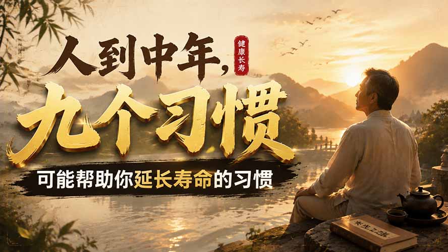 （19707期）付费文章：人到中年，九个可能帮助你延长寿命的习惯-小二项目网