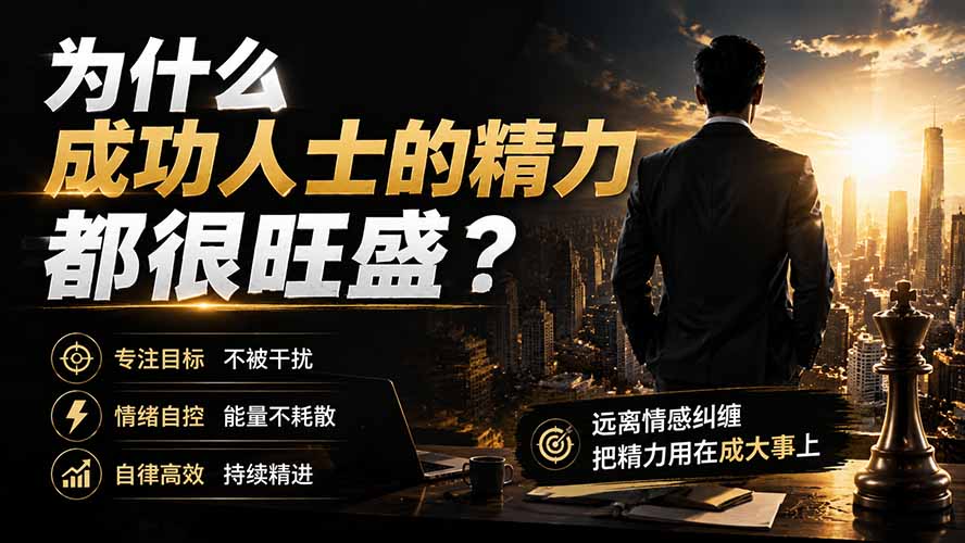 （19754期）付费文章：为什么成功人士的精力都很旺盛？-小二项目网
