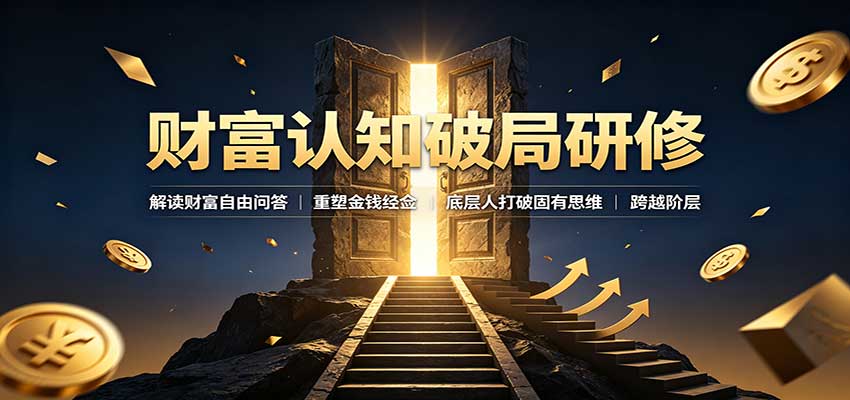 财富认知破局研修：解读”孙割”，重塑金钱观念，底层人打破固有思维跨越阶层-小二项目网