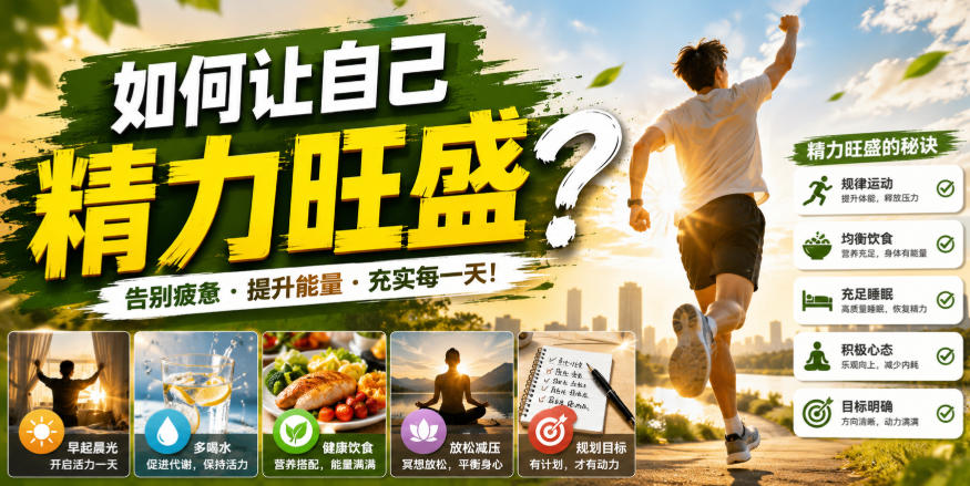 付费文章：如何让自己精力旺盛？-小二项目网