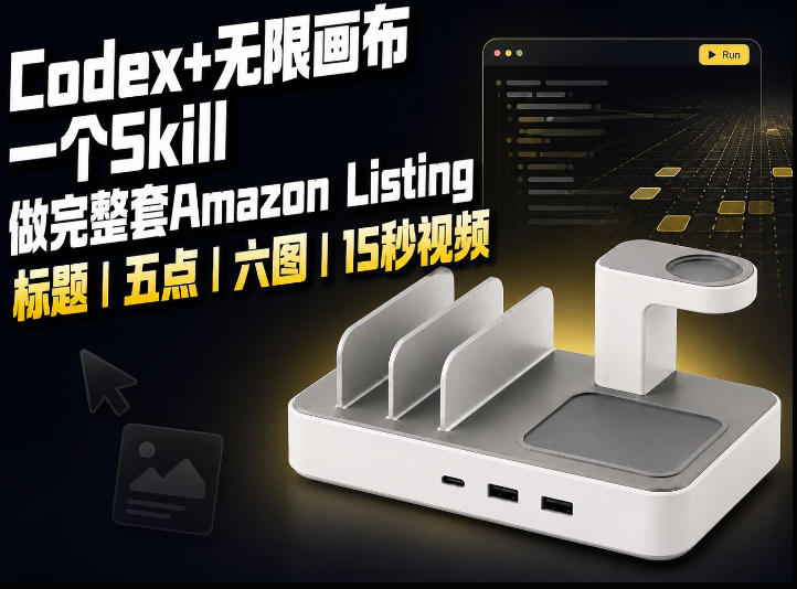 我用一个Codex Skill做完Amazon Listing：标题、五点、六图和视频全流程-小二项目网