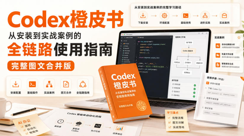 Codex橙皮书，从安装到实战案例的全链路使用指南，完整图文合并版-小二项目网