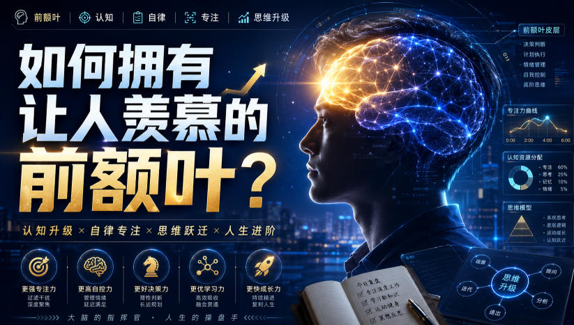 付费文：如何拥有让人羡慕的前额叶？-小二项目网