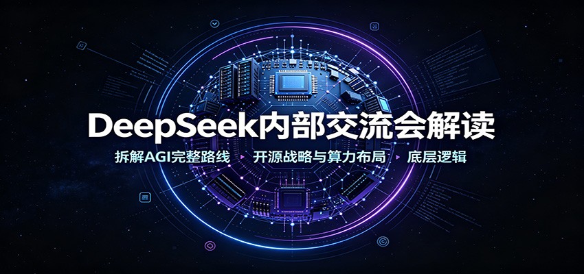 DeepSeek内部交流会解读：拆解AGI完整路线，开源战略与算力布局底层逻辑-小二项目网