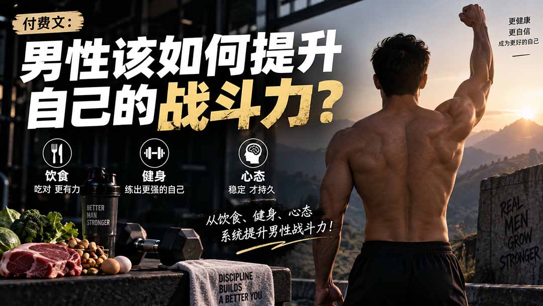 （20421期）付费文章：男性该如何提升自己的战斗力？-小二项目网