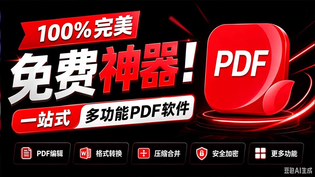 （20512期）100%完美免费神器！一站式多功能PDF软件，支持PDF格式转换压缩编辑等，简约无广告，太Nice了JOPDF-小二项目网