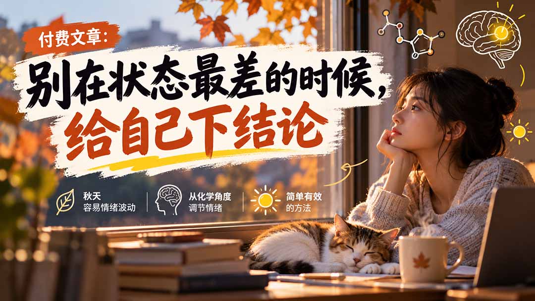 （20716期）【无水印】某付费文章：别在状态最差的时候，给自己下结论-小二项目网
