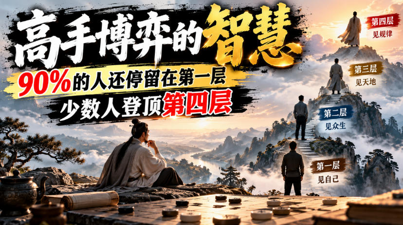 付费文章：高手博弈的智慧，90%的人还停留在第一层，少数人登顶第四层-小二项目网