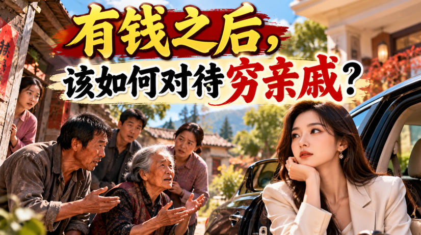 某公众号付费文章：有钱之后，该如何对待穷亲戚？-小二项目网