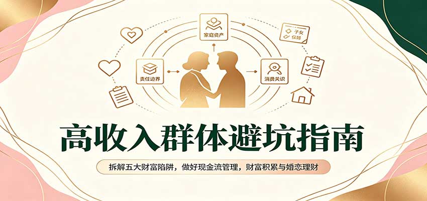 高收入群体避坑指南：拆解五大财富陷阱，做好现金流管理，财富积累与婚恋理财-小二项目网