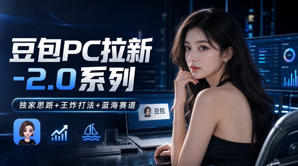 豆包PC拉新2.0系列-独家思路+王炸打法+蓝海赛道-小二项目网