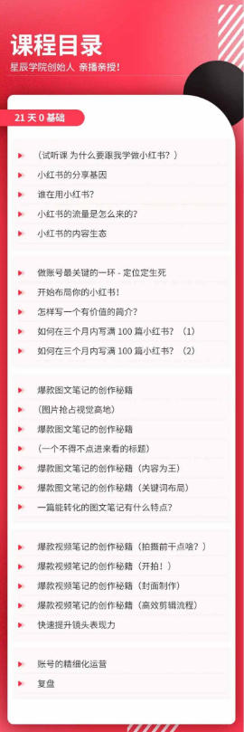 图片[2]-21天0基础小红书实操训练营｜从账号搭建、流量逻辑到爆款笔记、垂直变现全突破-小二项目网
