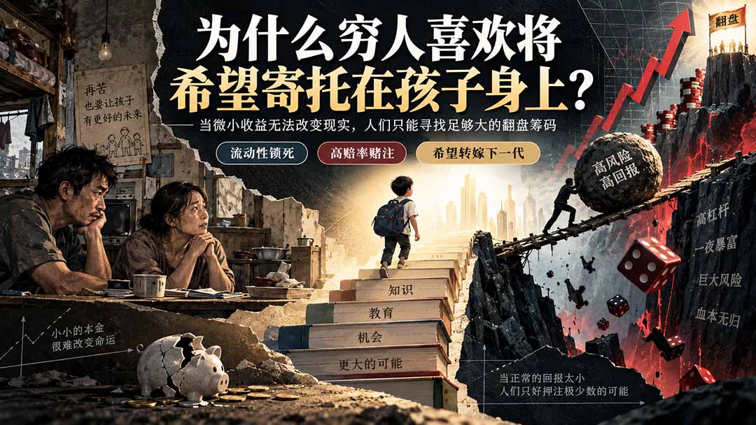 社群精品文章：为什么穷人喜欢将希望寄托在孩子身上？-小二项目网