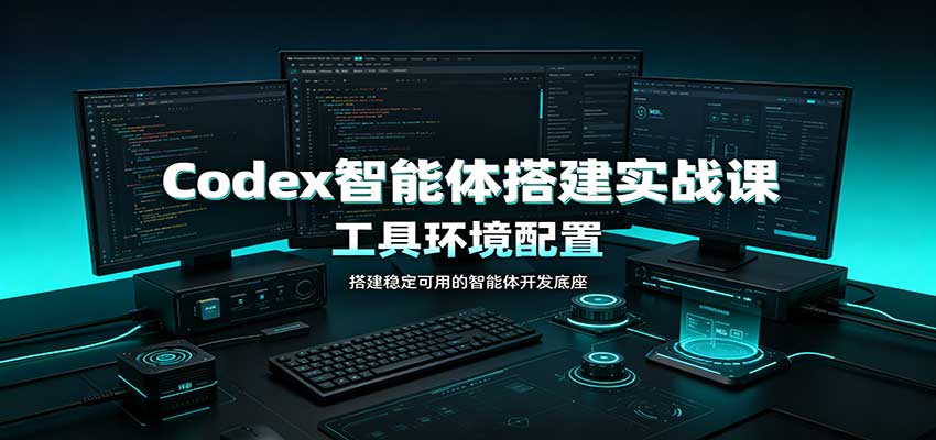 Codex智能体搭建实战课：工具环境配置，自定义技能开发，多业务自动化教学-小二项目网