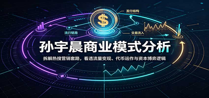 孙宇晨商业模式分析：拆解热搜营销套路，看透流量变现、代币运作与资本博弈逻辑-小二项目网