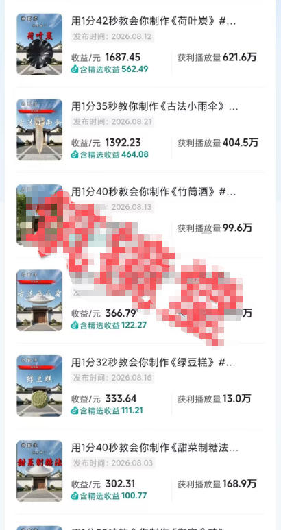 图片[2]-抖音20W粉丝博主的AI非遗知识科普教学，零基础制作非遗文化类短视频变现，解锁抖音精选独家收益-小二项目网
