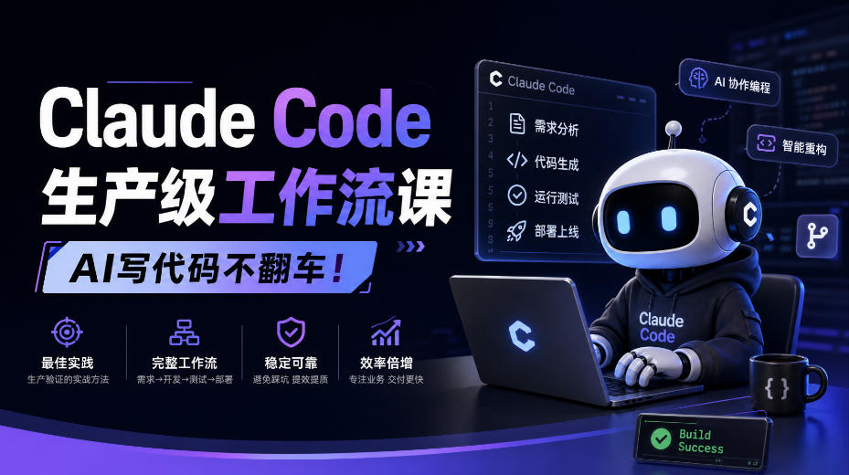 Claude Code生产级工作流课，AI写代码不翻车！【原创双语字幕】-小二项目网