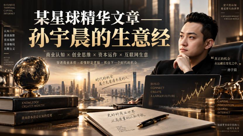 某星球精华文章——孙宇晨的生意经-小二项目网
