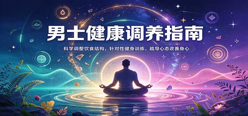 男士健康调养指南：科学调整饮食结构，针对性健身训练，疏导心态改善身心-小二项目网