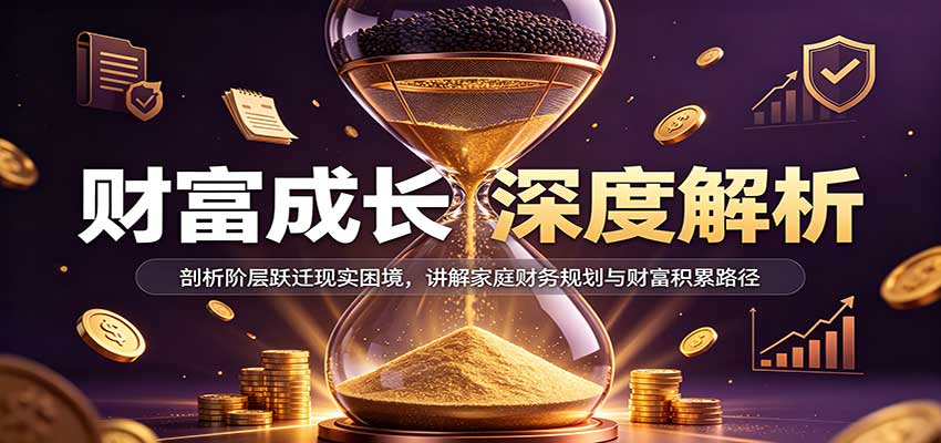 财富成长深度解析：剖析阶层跃迁现实困境，讲解家庭财务规划与财富积累路径-小二项目网