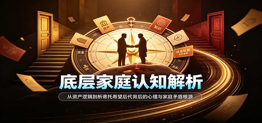 底层家庭认知解析：从资产逻辑剖析寄托希望后代背后的心理与家庭矛盾根源-小二项目网