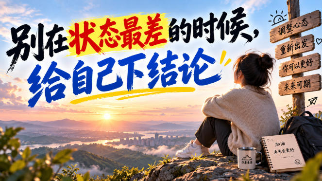 某公众号付费文章：别在状态最差的时候，给自己下结论-小二项目网