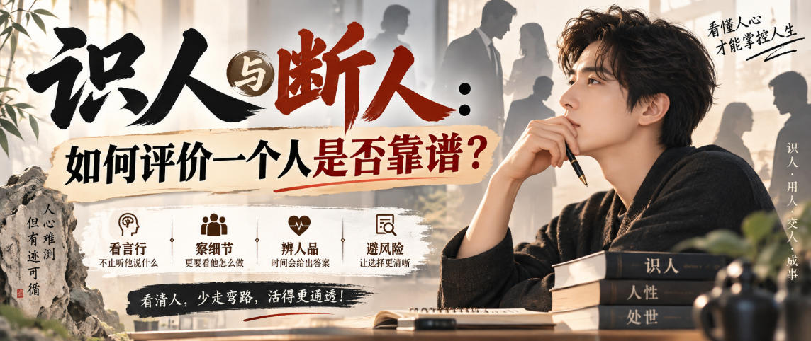 付费文章：识人与断人：如何评价一个人是否靠谱？-小二项目网