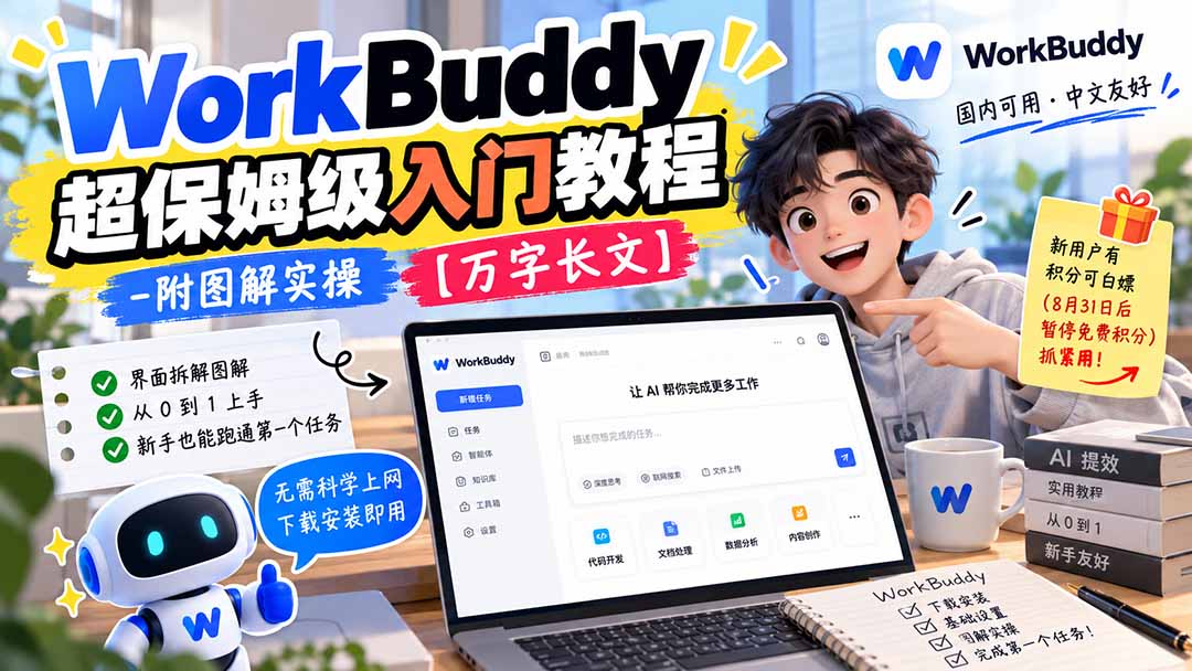 （20882期）WorkBuddy 超保姆级入门教程-附图解实操 【万字长文】-小二项目网