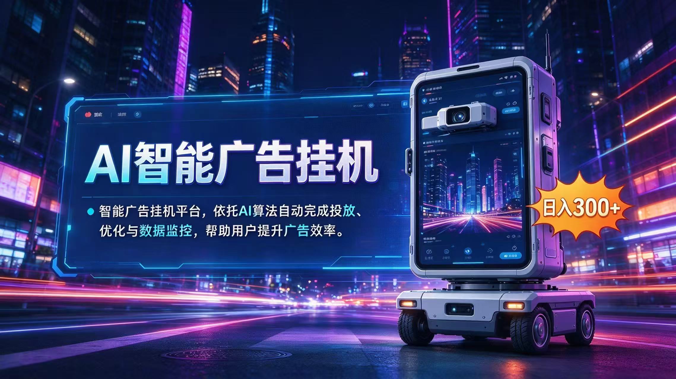 （20936期）AI 智能广告挂机｜AI 自动运行，轻松托管广告任务-小二项目网