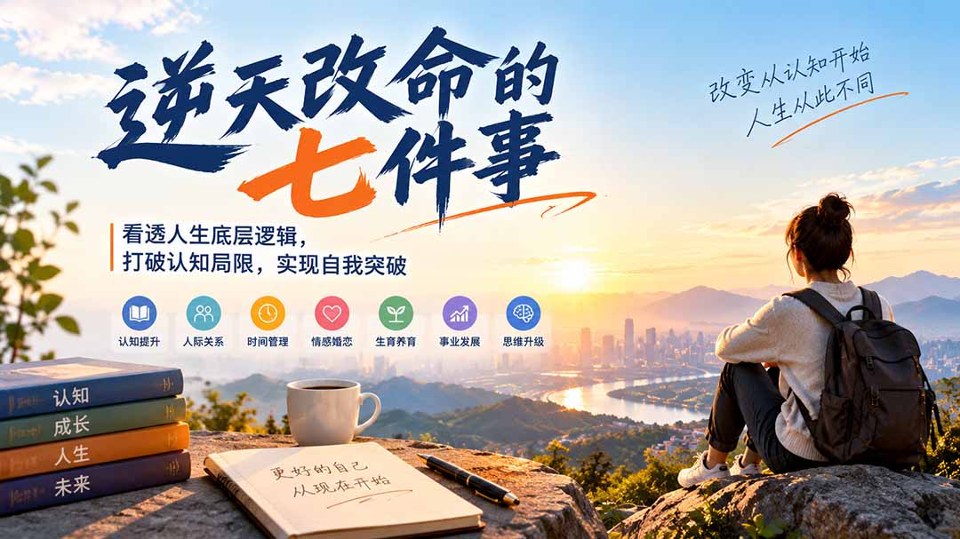 （21022期）付费文章：逆天改命的七件事，看透人生底层逻辑，打破认知局限，实现自我突破-小二项目网