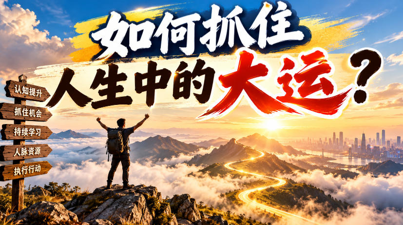 某公众号付费文章：如何抓住人生中的大运？-小二项目网