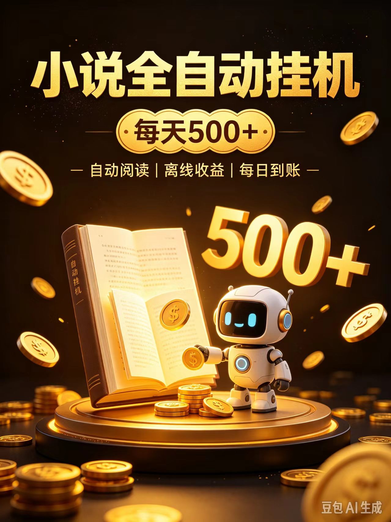 番茄全自动小说0门槛副业，日入300+，躺赚稳定风口项目-小二项目网