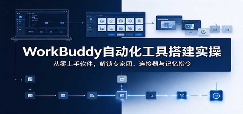WorkBuddy自动化工具搭建实操：从零上手软件，解锁专家团、连接器与记忆指令-小二项目网