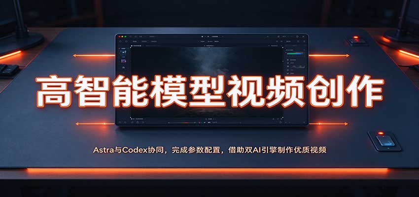 高智能模型视频创作：Astra与Codex协同，完成参数配置，借助双AI引擎制作优质视频-小二项目网