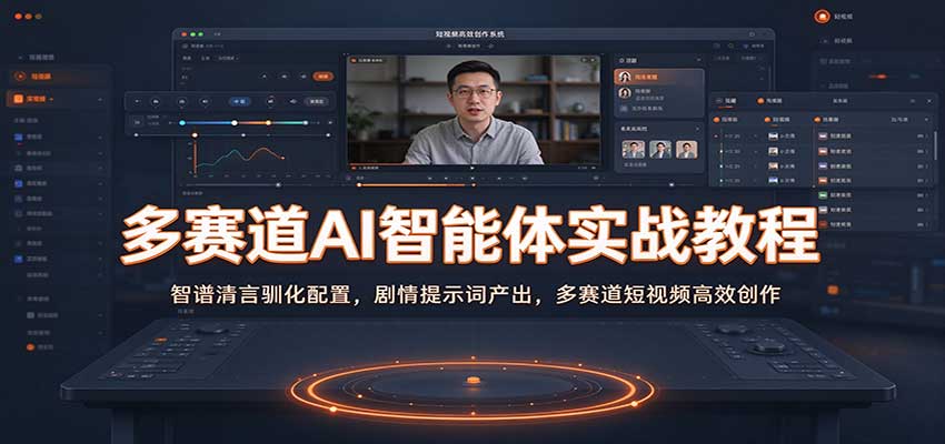 多赛道AI智能体实战教程：智谱清言驯化配置，剧情提示词产出，多赛道短视频高效创作-小二项目网