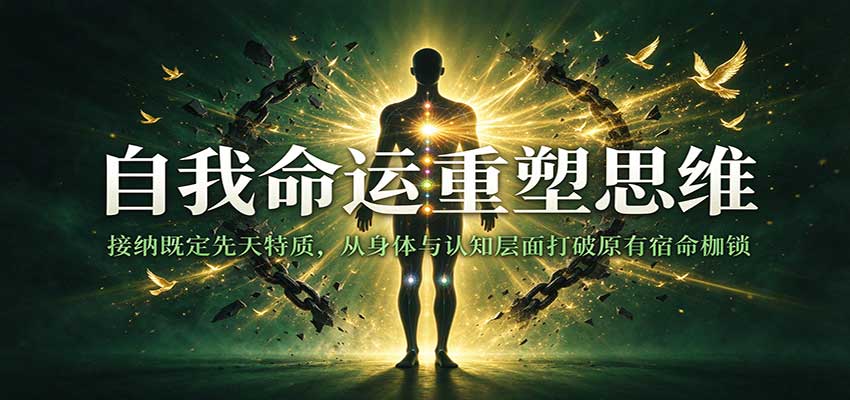 自我命运重塑思维：接纳既定先天特质，从身体与认知层面打破原有宿命枷锁-小二项目网