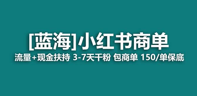 最强蓝海项目，小红书商单！长期稳定，7天变现，商单分配，月入过万-小二项目网